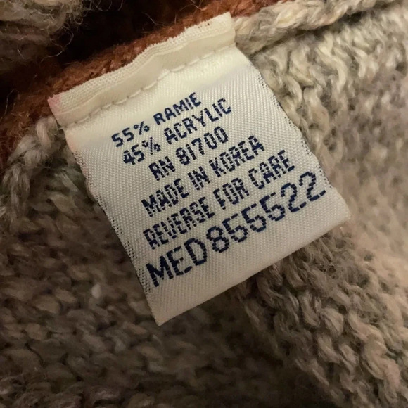 Vintage Two Twenty Handmade Sweater Vest Size XL - Picture 5 of 6